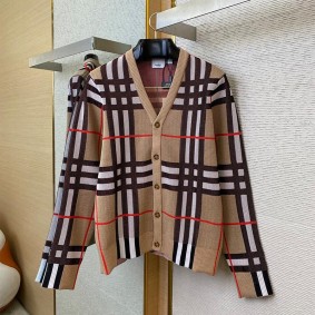 Burberry Unisex Cardigan(Size:S|M|L, Max Chest:120Cm/47In)