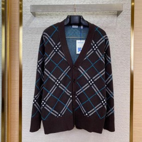 Burberry Unisex Cardigan(Size:S|M|L|Xl|Xxl, Max Chest:128Cm/50In)