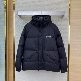Dior And Stone Island Unisex Coat(Size:M|L|Xl|Xxl|Xxxl)