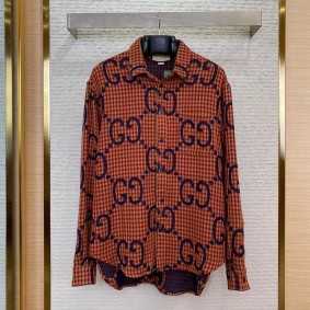 Gucci Unisex Shirt(Size:46|48|50|52, Max Chest:126Cm/50In)
