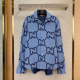 Gucci Unisex Shirt(Size:46|48|50|52, Max Chest:126Cm/50In)