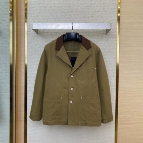 Louis Vuitton Unisex Coat(Size:46|48|50|52, Max Chest:124Cm/49In)