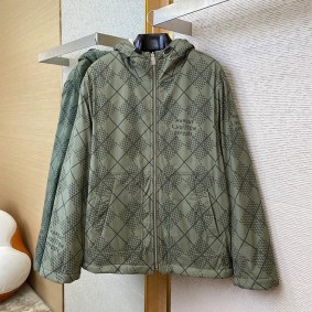 Louis Vuitton Unisex Reversible Coat(Size:46|48|50|52, Max Chest:134Cm/53In)