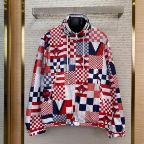 Louis Vuitton Unisex Reversible Coat(Size:46|48|50|52, Max Chest:140Cm/55In)