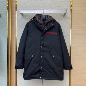 Prada Unisex Coat(Size:46|48|50|52|54|56, Max Chest:132Cm/52In)