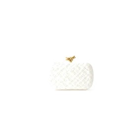 Bottega Veneta Knot Intrecciato Leather Clutch(High-End Grade)