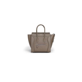 Celine Micro Luggage Handbag In Calfskin