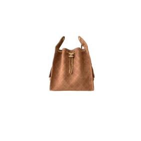 Chanel 25 Medium Handbag Suede(High-End Grade)