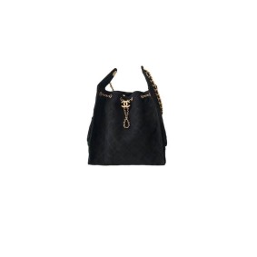 Chanel 25 Medium Handbag Suede(High-End Grade)