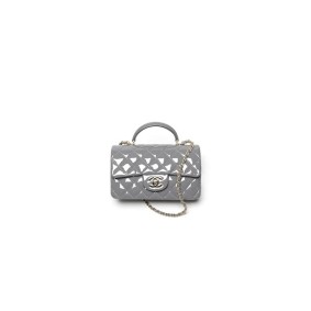 Chanel Mini Classic Handbag With Top Handle