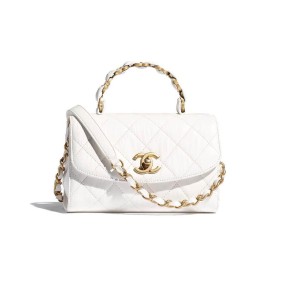 Chanel Mini Flap Bag With Top Handle