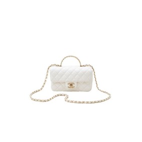 Chanel Mini Flap Bag With Top Handle