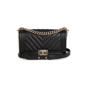 Chevron Caviar Boy Chanel Handbag