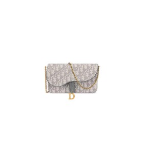 Dior Medium Saddle Pouch With Chain Dior Medium Saddle Pouch With Chain