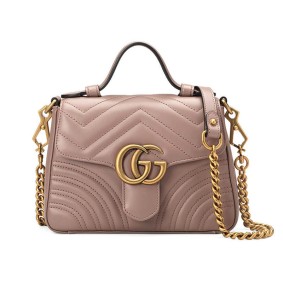 Gucci Gg Marmont Mini Top Handle Bag