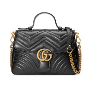 Gucci Gg Marmont Small Top Handle Bag