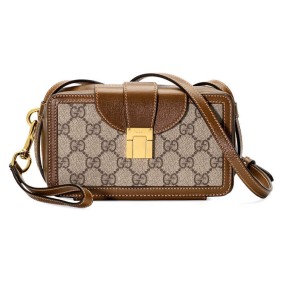 Gucci Gg Mini Bag With Clasp Closure