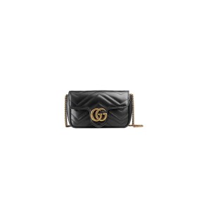 Gucci Marmont Matelasse Leather Super Mini Bag(High-End Grade)