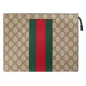 Gucci Supreme Web Pouch