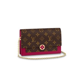 Louis Vuitton Flore Chain Wallet Louis Vuitton Flore Chain Wallet