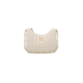 Miu Miu Matelasse Nappa Leather Shoulder Bag