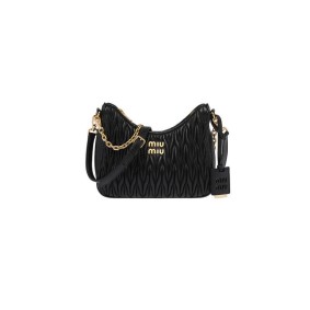 Miu Miu Matelasse Nappa Leather Shoulder Bag
