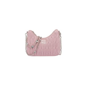 Miu Miu Matelasse Nappa Leather Shoulder Bag