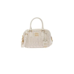 Miu Miu Matelasse Nappa Leather Top-Handle Bag