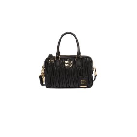 Miu Miu Matelasse Nappa Leather Top-Handle Bag