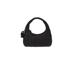 Miu Miu Wander Matelasse Regenerated Nylon Hobo Bag