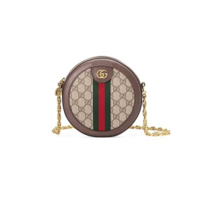 Ophidia Gucci Mini Round Shoulder Bag