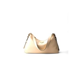 Prada Aimee Large Leather Shoulder Bag