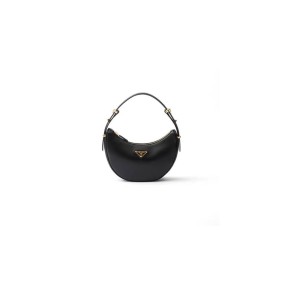 Prada Arque Leather Shoulder Bag