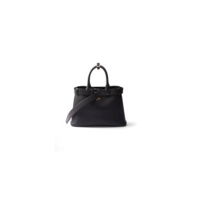 Prada Buckle Small Leather Handbag With Belt(High-End Grade)