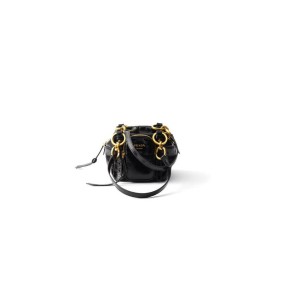 Prada Dangle Leather Top-Handle Mini-Bag(High-End Grade)