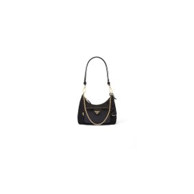 Prada Re-Nylon And Brushed Leather Mini Bag Prada Re-Nylon And Brushed Leather Mini Bag