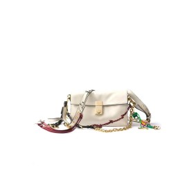 Prada Soft Sound Small Leather Shoulder Bag With Charms(High-End Grade)