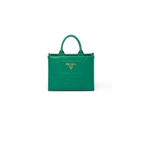Small Leather Prada Symbole Bag With Topstitching