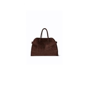The Row Soft Margaux 15 Sued Bag(High-End Grade)