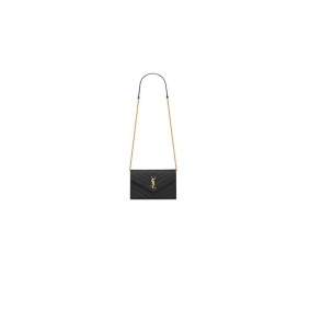 Ysl Cassandre Envelope Chain Wallet In Grain De Poudre Leather(High-End Grade) Ysl Cassandre Envelope Chain Wallet In Grain De Poudre Leather(High-End Grade)