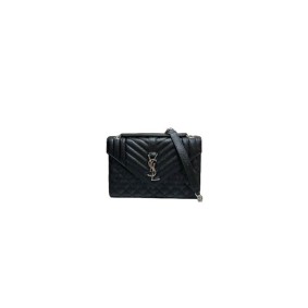 Ysl Envelope Medium In Grained Leather Ysl Envelope Medium In Grained Leather