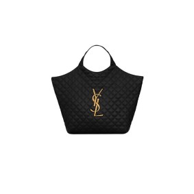 Ysl Icare Maxi Shopping Bag In Quilted Lambskin
