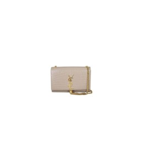 Ysl Kate Medium Tassel In Crocodile-Embossed Leather