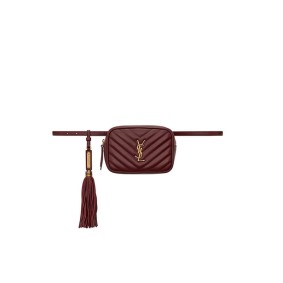 Ysl Lou Belt Bag In Matelasse Leather