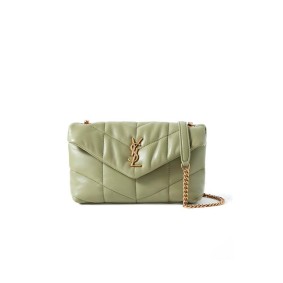 Ysl Puffer Medium Chain Bag