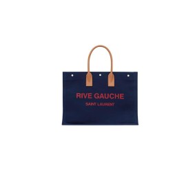 Ysl Rive Gauche Large Tote Bag In Canvas Ysl Rive Gauche Large Tote Bag In Canvas