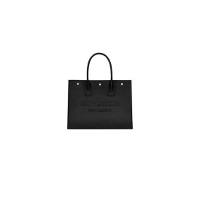 Ysl Rive Gauche Small Tote Bag In Smooth Leather