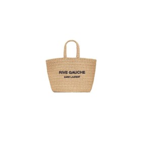 Ysl Rive Gauche Tote In Raffia(High-End Grade)