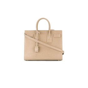 Ysl Sac De Jour Baby In Crocodile-Embossed