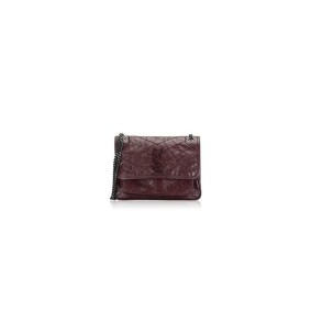 Ysl Saint Laurent Niki Medium In Crinkled Vintage Leather